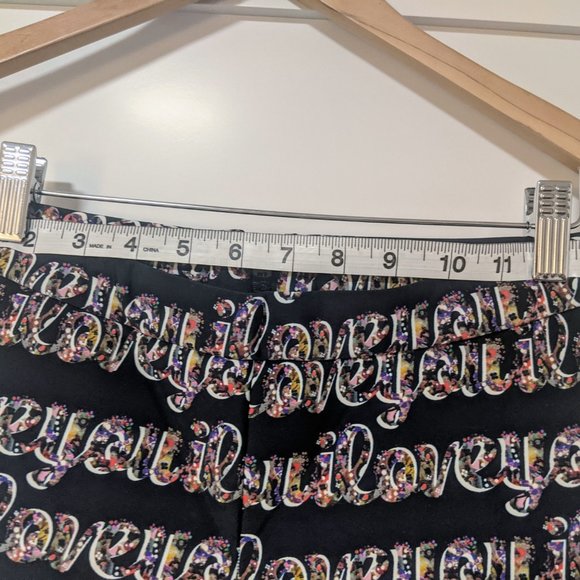 CYNTHIA ROWLEY • Neoprene "iLoveYou" Pants - Picture 6 of 9